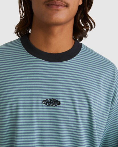 4 Absense Stripe T-Shirt Blue UBYKT00141 Billabong