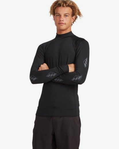 0 Contrast Performance Fit Long Sleeve Rash Vest Multicolor UBYWR00103 Billabong