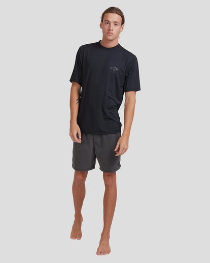 6 Single Arch Loose Fit Short Sleeve Rash Vest  UBYWR00105 Billabong