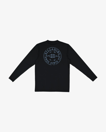 5 Big Wave Daz Rash Vest Black UBYWR00119 Billabong