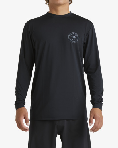 0 Big Wave Daz Rash Vest Black UBYWR00119 Billabong