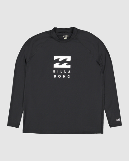 4 Union Rash Vest Black UBYWR00123 Billabong