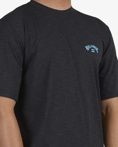 3 Shoreline Loose Fit Rash Vest Black UBYWR00125 Billabong