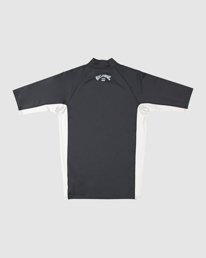 5 Airlite Stacked Rash Vest Black UBYWR00131 Billabong