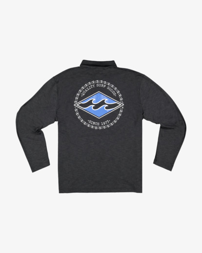 5 Shoreline Fisho Rash Vest Black UBYWR00137 Billabong