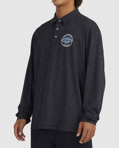 1 Shoreline Fisho Rash Vest Black UBYWR00137 Billabong
