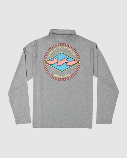 5 Shoreline Fisho Rash Vest Black UBYWR03000 Billabong