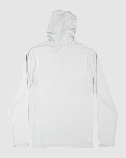 5 Shoreline 1/4 Zip Hooded Rash Vest Grey UBYWR03003 Billabong