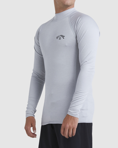 1 Shoreline - Long Sleeve UPF 50 Surf T-Shirt for Men Grey UBYWR03004 Billabong