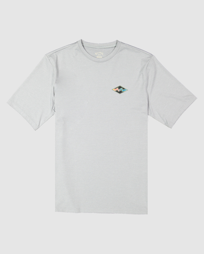 5 Diamond Shoreline Rash Vest Grey UBYWR03005 Billabong