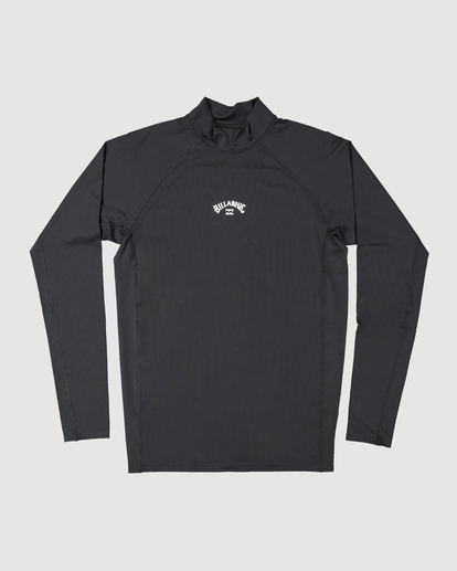 4 All Day Arch Rash Vest Black UBYWR03010 Billabong