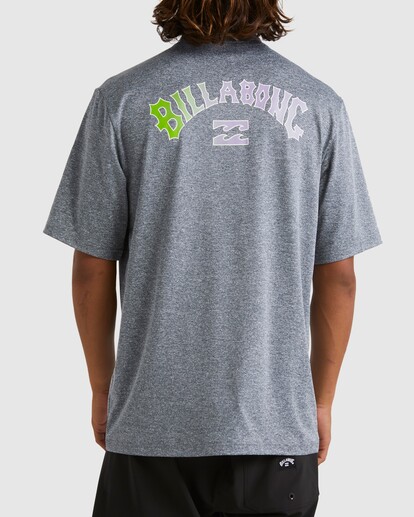 2 Arch Fill - Short Sleeve UPF 50 Surf T-shirt for Men Grey UBYWR03014 Billabong