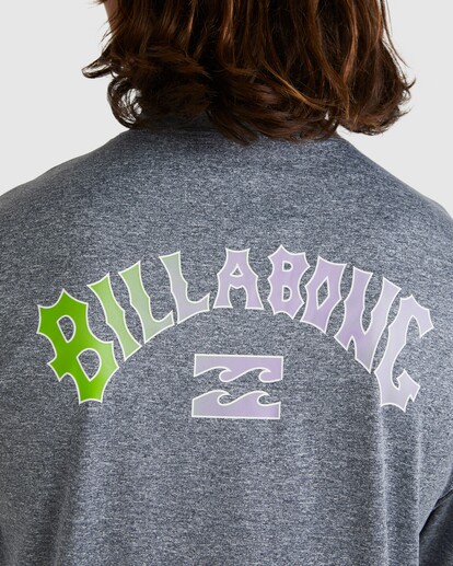 3 Arch Fill - Short Sleeve UPF 50 Surf T-shirt for Men Grey UBYWR03014 Billabong