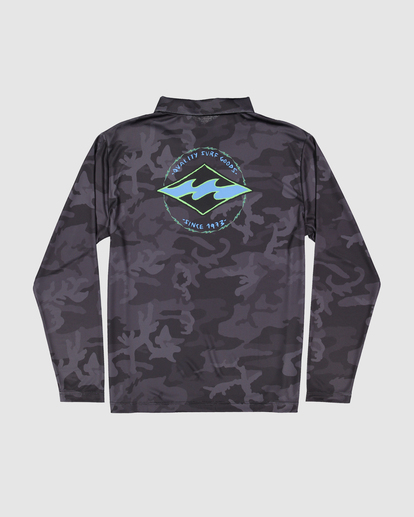 5 Fisho Rash Vest Black UBYWR03016 Billabong