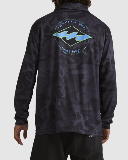 2 Fisho Rash Vest Black UBYWR03016 Billabong