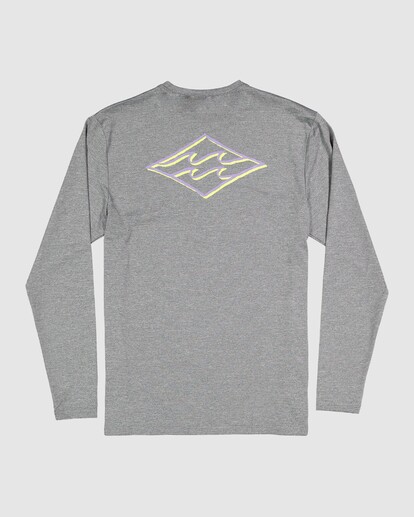 4 Diamond Shoreline - Long Sleeve UPF 50 Surf T-Shirt for Men Black UBYWR03018 Billabong