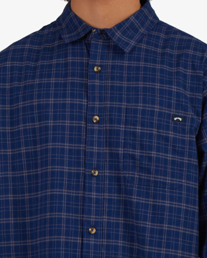 3 Mogule Long Sleeve Shirt Blue UBYWT00112 Billabong
