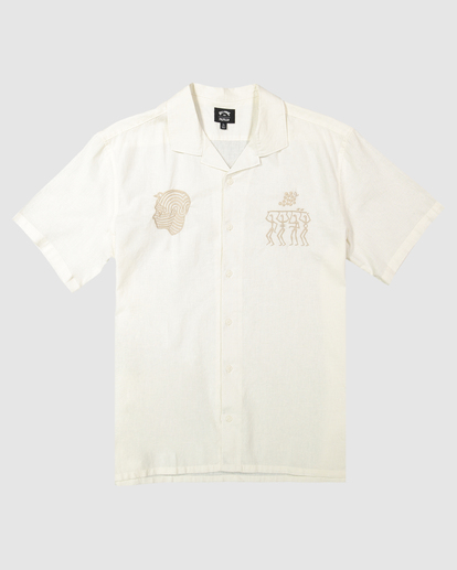 4 Pilpeled Tribe Hemp Vacay Shirt White UBYWT00116 Billabong