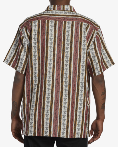 Chemise manches courtes imprimée viscose SNAP