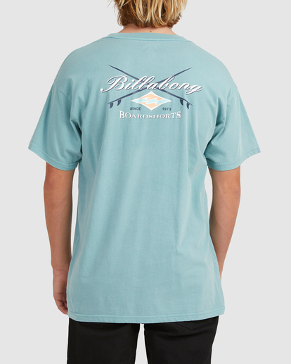 3 Bong Days Short Sleeve T-Shirt Blue UBYZT00163 Billabong