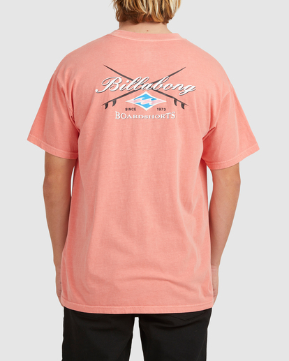 3 Bong Days Short Sleeve T-Shirt Orange UBYZT00163 Billabong
