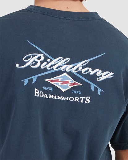 4 Bong Days Short Sleeve T-Shirt Blue UBYZT00163 Billabong