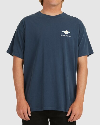 0 Bong Days Short Sleeve T-Shirt Blue UBYZT00163 Billabong