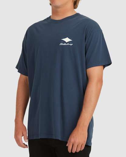1 Bong Days Short Sleeve T-Shirt Blue UBYZT00163 Billabong