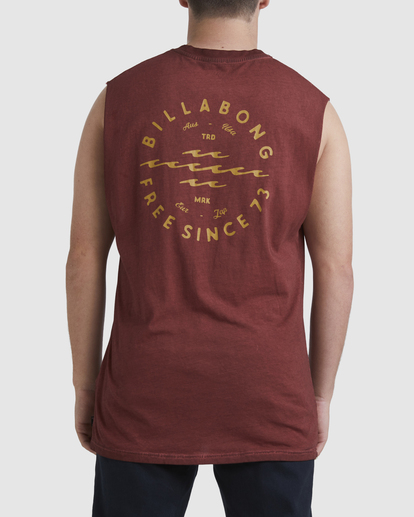 2 Big Wave Daz Tank Top Red UBYZT00264 Billabong