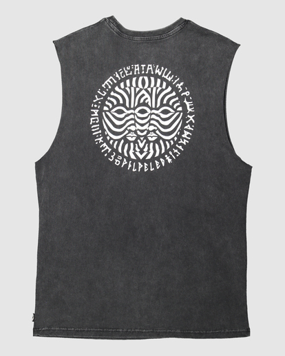 3 Pilpeled Face Muscle Tee Black UBYZT00400 Billabong