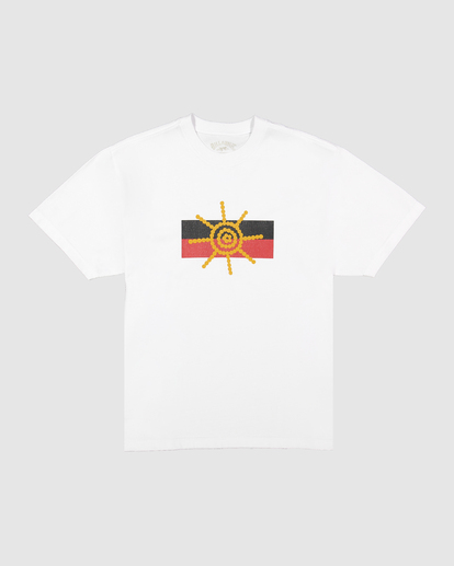 6 Otis Flag - Camiseta para Hombre Blanco UBYZT00417 Billabong