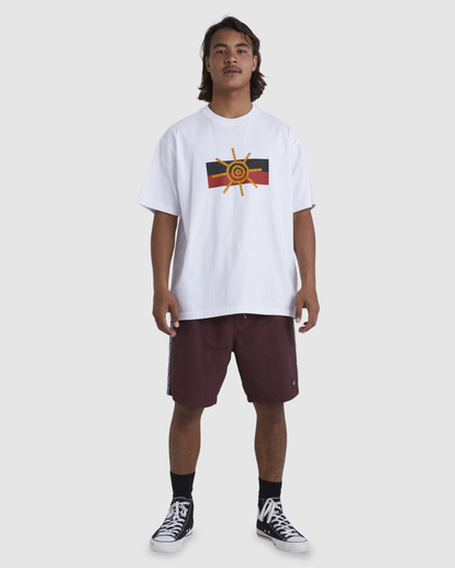 2 Otis Flag - Camiseta para Hombre Blanco UBYZT00417 Billabong