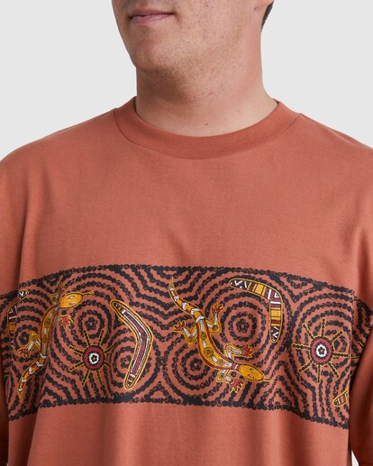 6 Otis Goanna Dreaming - T-Shirt for Men Red UBYZT00418 Billabong