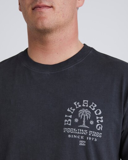 3 Big Wave Shaz T-Shirt Black UBYZT00421 Billabong