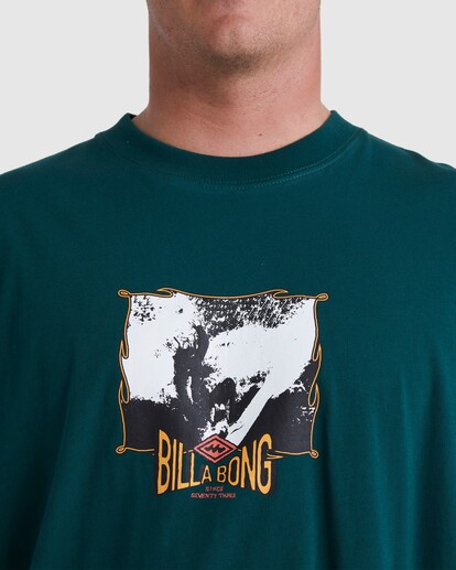 3 Larry T-Shirt Blue UBYZT00429 Billabong