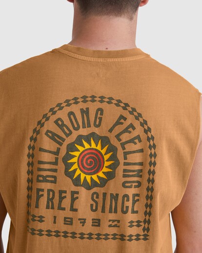 3 Steady Tank Yellow UBYZT00454 Billabong