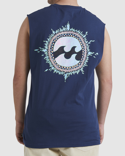 2 Flame Tank Blue UBYZT00455 Billabong