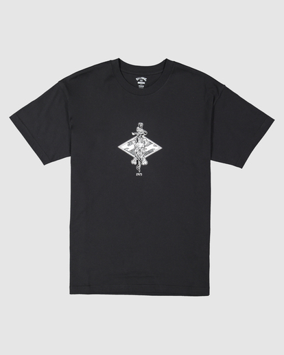 4 Diamond Skull T-Shirt Black UBYZT00460 Billabong