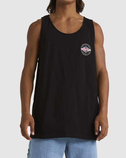 0 Rotar Diamond Tank Top Black UBYZT00491 Billabong