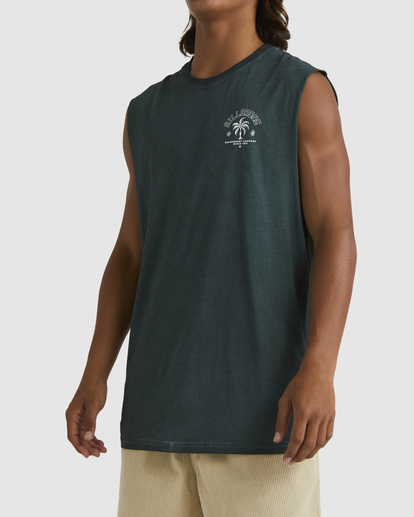 1 Big Wave Shazza Tank Top Green UBYZT00493 Billabong
