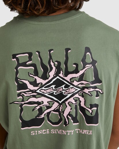 3 Seventy Three Sun Tank Top Green UBYZT00495 Billabong