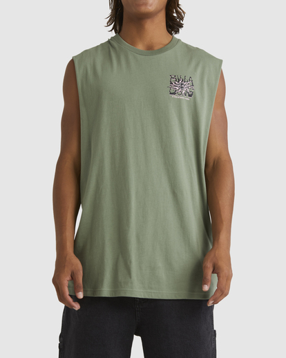 0 Seventy Three Sun Tank Top Green UBYZT00495 Billabong