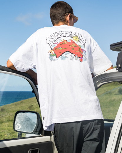 0 Playground T-Shirt White UBYZT00500 Billabong