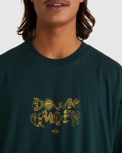 4 Down Under T-Shirt Green UBYZT00501 Billabong