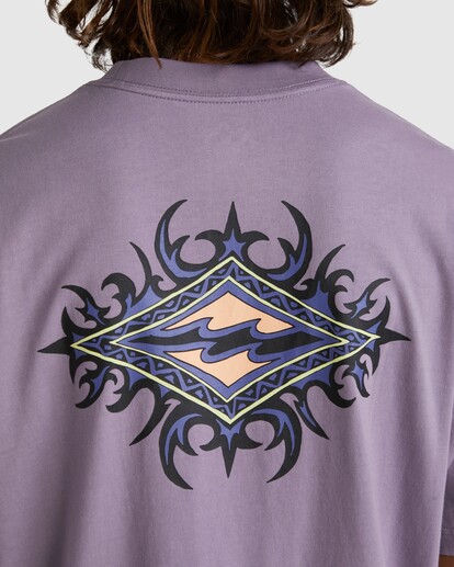 3 Tribe Core T-Shirt Purple UBYZT00504 Billabong