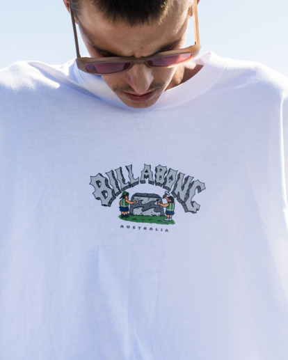 0 Tradies T-Shirt White UBYZT00507 Billabong