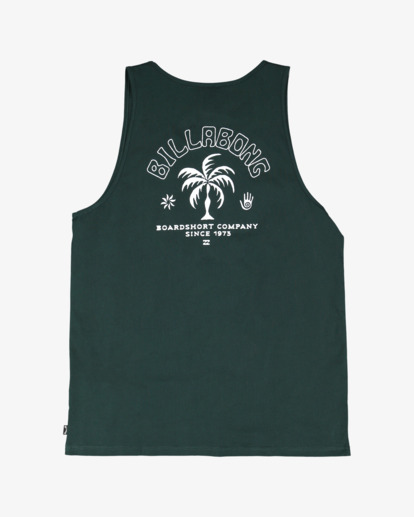 1 Big Wave Shazza - Muscle Vest Top for Men Green UBYZT00577 Billabong
