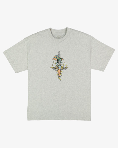 5 Dagger T-Shirt Grey UBYZT00635 Billabong