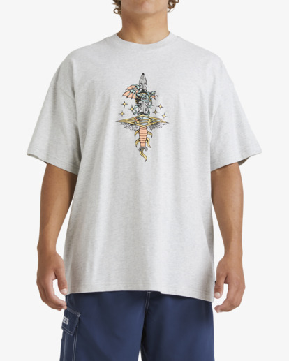 1 Dagger T-Shirt Grey UBYZT00635 Billabong