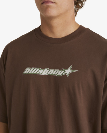 4 Bongstar T-Shirt Brown UBYZT00638 Billabong